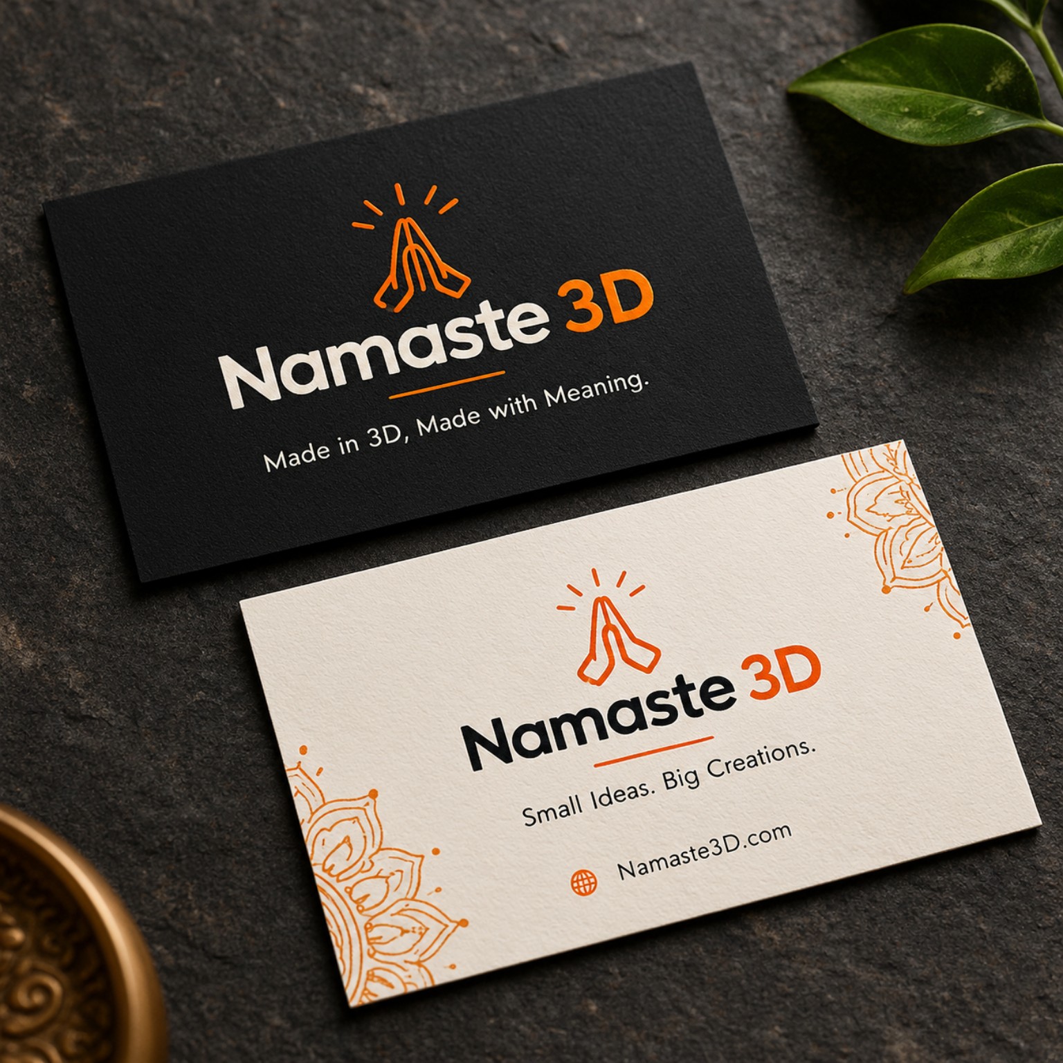 Namaste 3D Card and Brand Craft